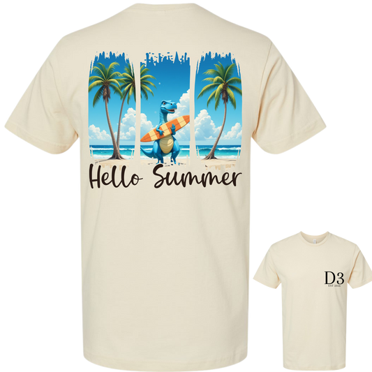 Dino Hello Summer Tee